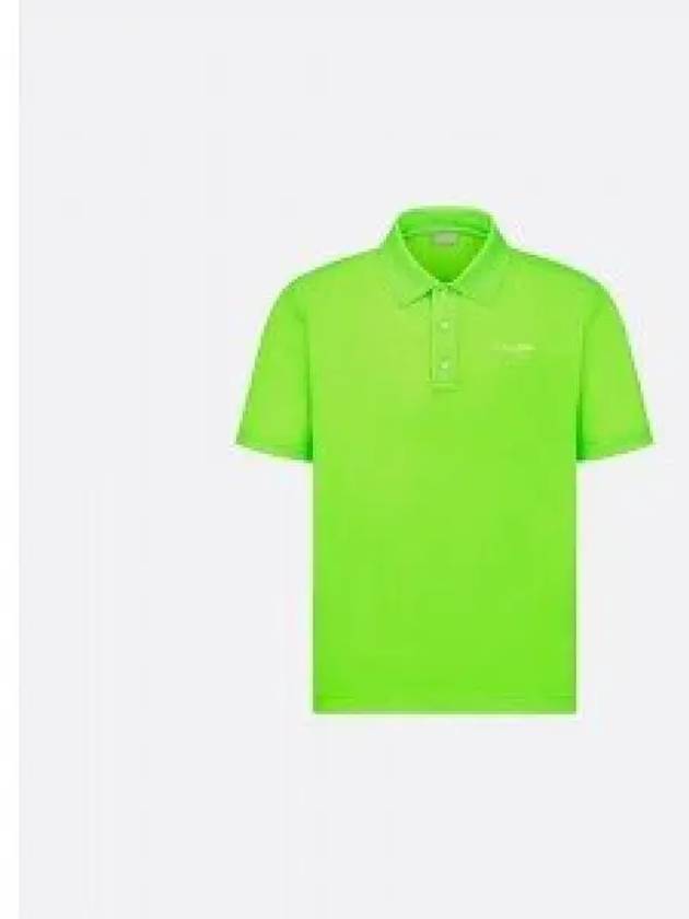 Couture Polo Shirt Green - DIOR - BALAAN 2