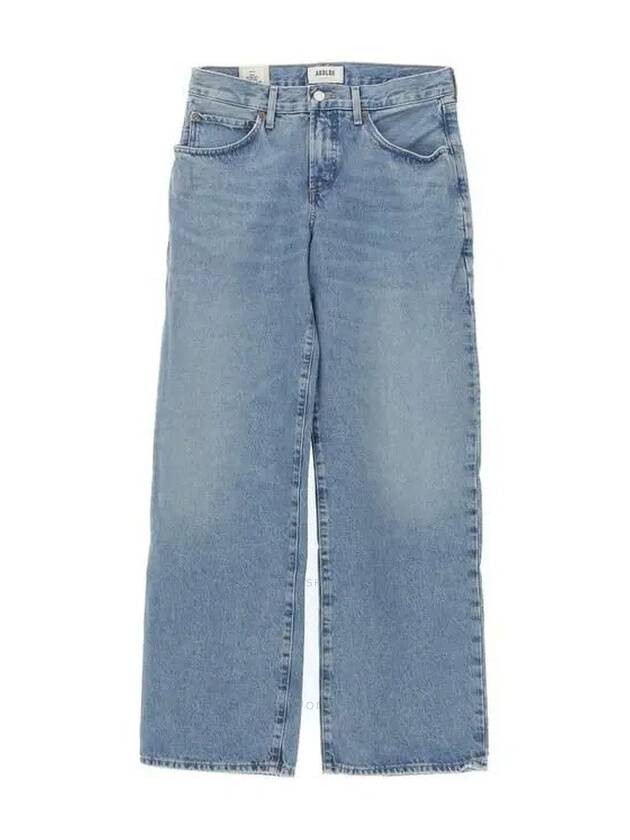 Denim Straight Pants A91221371RENOUNCE Blue - AGOLDE - BALAAN 2