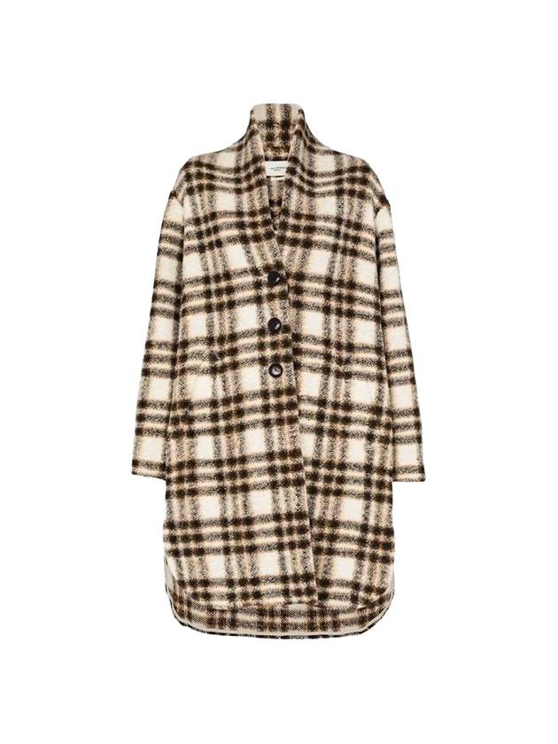 Wool Check Gabrielle Single Coat - ISABEL MARANT - BALAAN 1