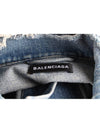 Wave logo denim jacket 44 95 - BALENCIAGA - BALAAN 7