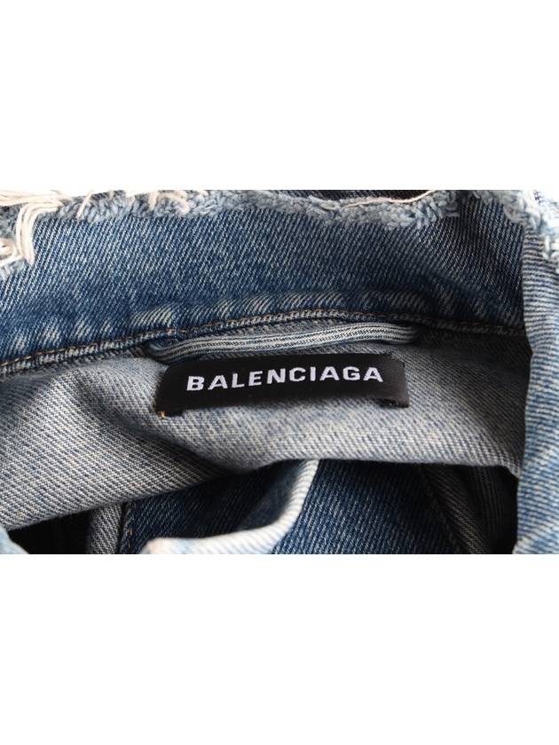 Wave logo denim jacket 44 95 - BALENCIAGA - BALAAN 7