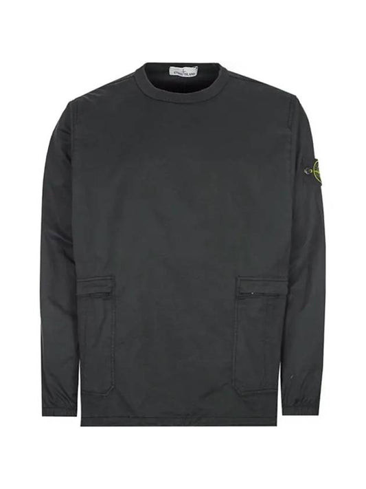 Wappen Twill Pocket Sweatshirt Grey - STONE ISLAND - BALAAN 1