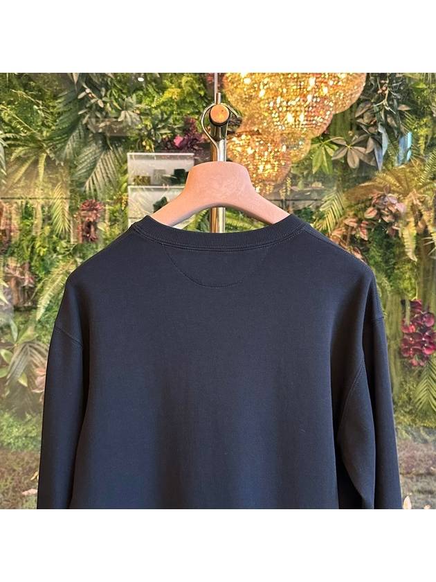 Logo Print Crew Neck Sweatshirt Black - BRUNELLO CUCINELLI - BALAAN 6