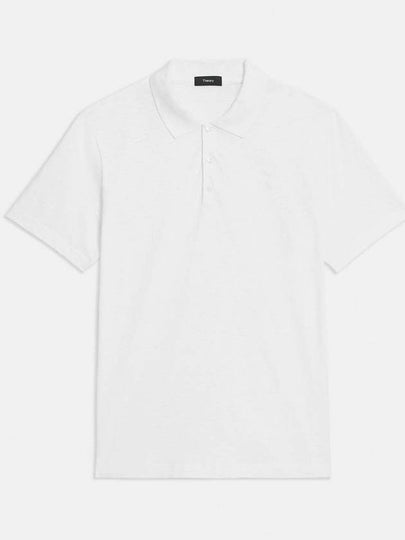 Bronn Cotton Short Sleeve Polo Shirt White - THEORY - BALAAN 2