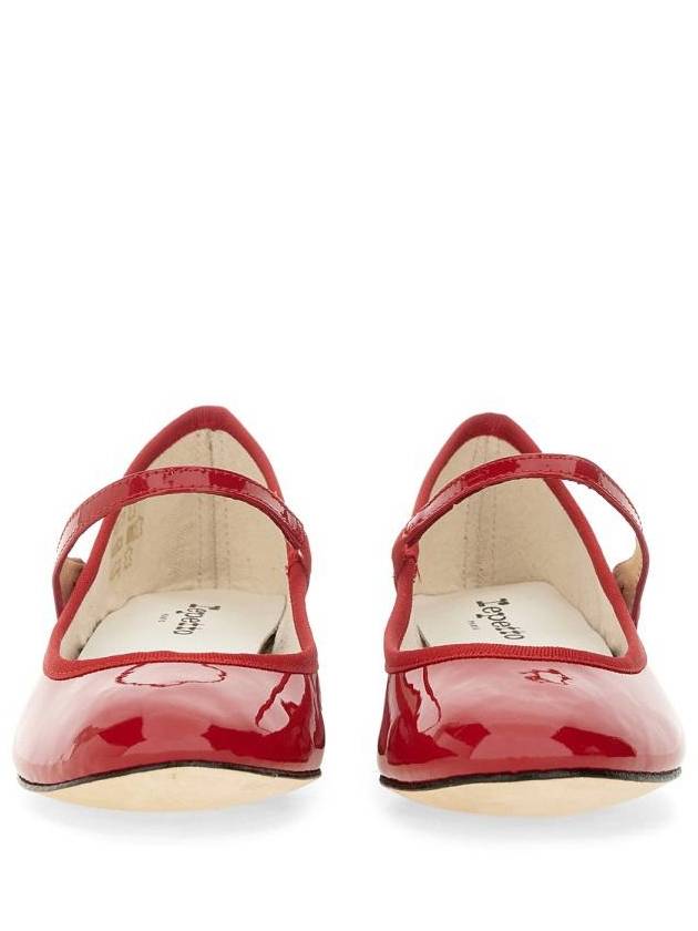 Women's Rose Mary Jane Middle Pumps Red - REPETTO - BALAAN 6