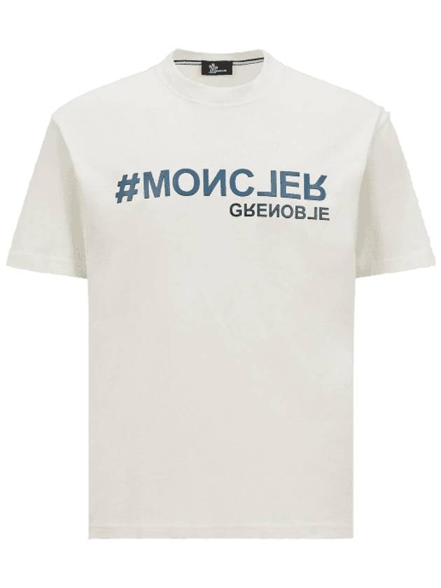 Logo short sleeve t shirt snow white - MONCLER - BALAAN 1