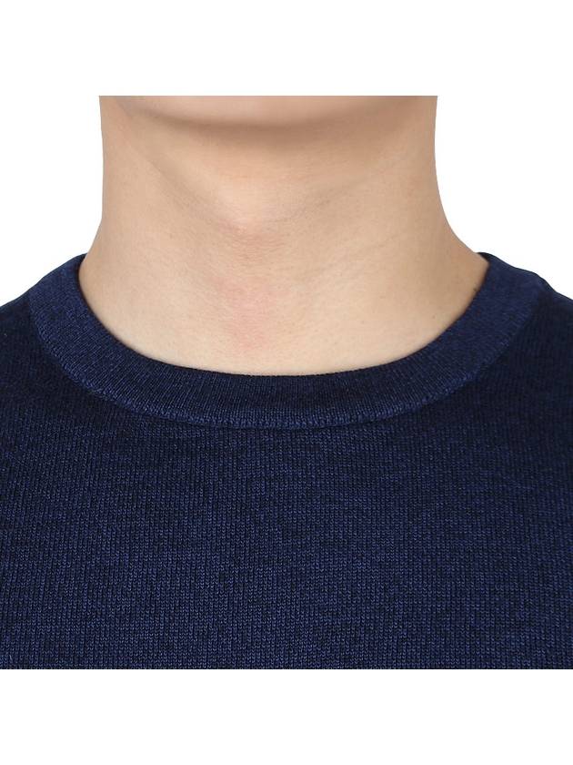 Chillax Fox Patch Classic Sweatshirt Navy - MAISON KITSUNE - BALAAN 7