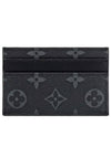 Monogram Eclipse Double Card Wallet Black - LOUIS VUITTON - BALAAN 2