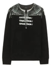 Catch Them Wings Print Sweatshirt Black - MARCELO BURLON - BALAAN 2