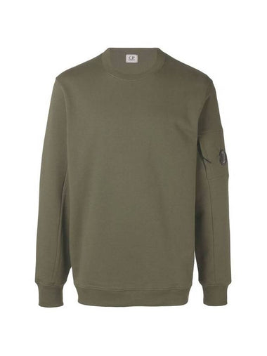 11Th Anniversary Wappen Crew Neck Sweatshirt Khaki - CP COMPANY - BALAAN 1