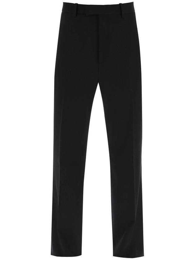 23 fw Panama Wool Trousers FERRAGAMO 1420280761820 011BL B0230379272 - SALVATORE FERRAGAMO - BALAAN 1