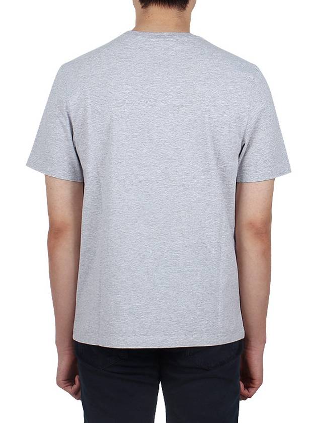 Dressed Fox Regular Short Sleeve T-Shirt Melange Grey - MAISON KITSUNE - BALAAN 5