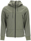 Men's Shell R Goggles Hooded Jacket Storm Gray - CP COMPANY - BALAAN.