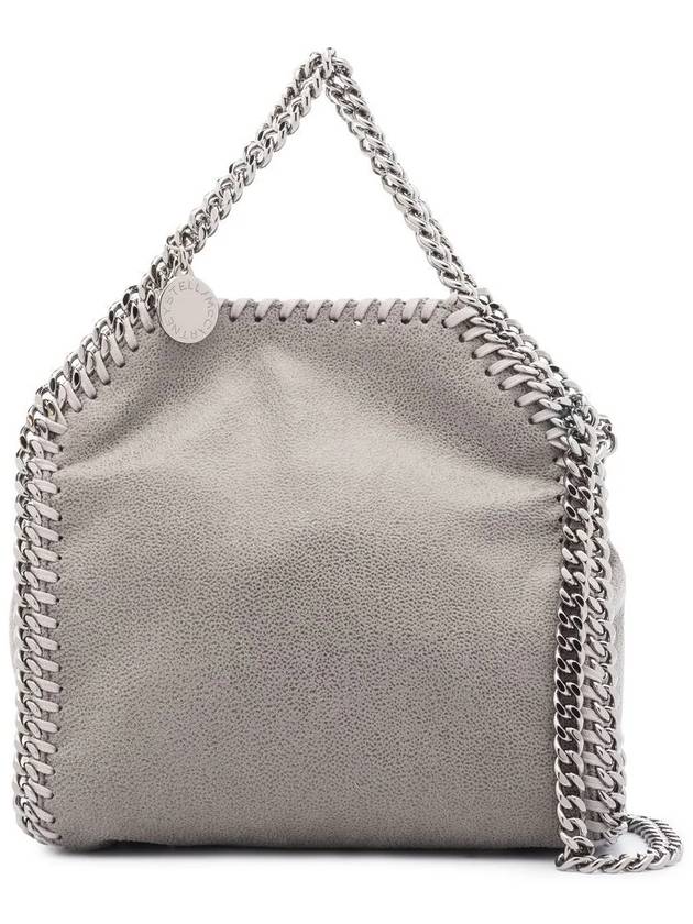 silver Falabella tiny tote bag light gray - STELLA MCCARTNEY - BALAAN 2