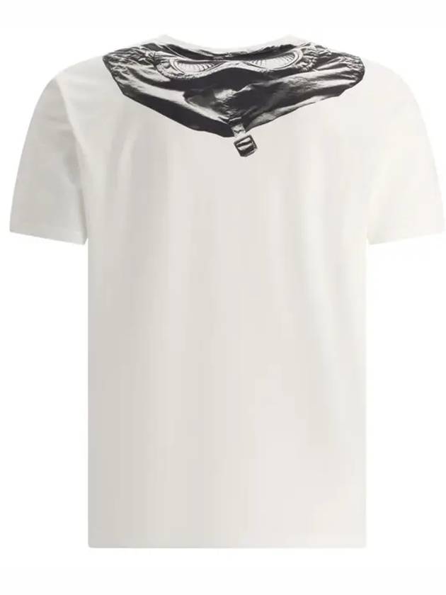GoGGle Bag Print Short Sleeve T-Shirt White - CP COMPANY - BALAAN 3