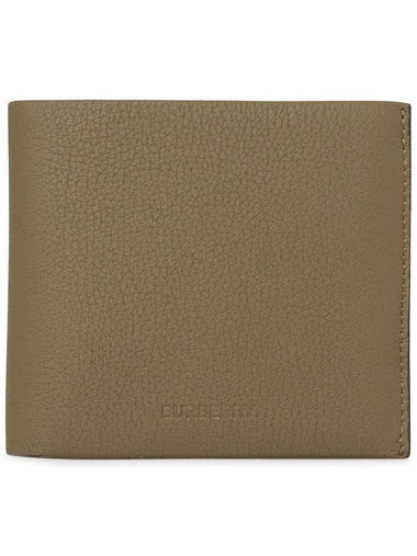 Grainy Leather International Half Wallet Brown - BURBERRY - BALAAN 1