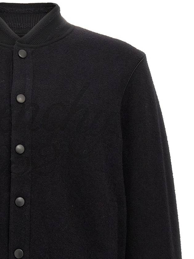 Cotton Bomber Jacket Black - GIVENCHY - BALAAN 4