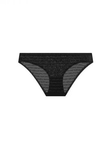 UNDERWEAR Women s Logo Pattern Mesh Briefs Black 271506 - EMPORIO ARMANI - BALAAN 1