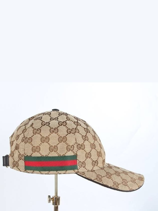 GG Canvas Ball Cap M - GUCCI - BALAAN 5