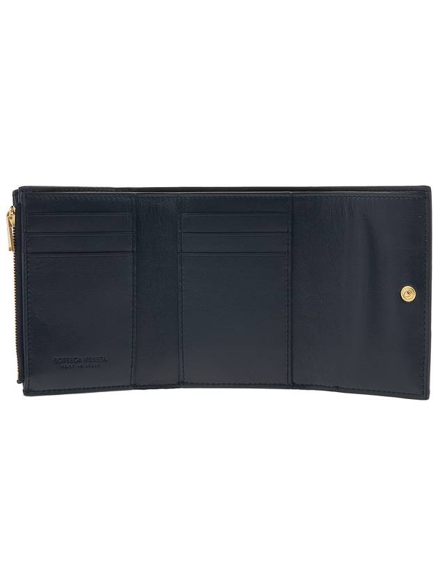 Intrecciato Tri-Fold Zip Half Wallet Space - BOTTEGA VENETA - BALAAN 8