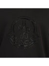 Logo Crew Neck Sweatshirt Black - MONCLER - BALAAN 6