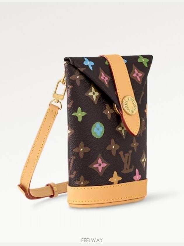 Envelope Pouch Monogram Chocolate - LOUIS VUITTON - BALAAN 3