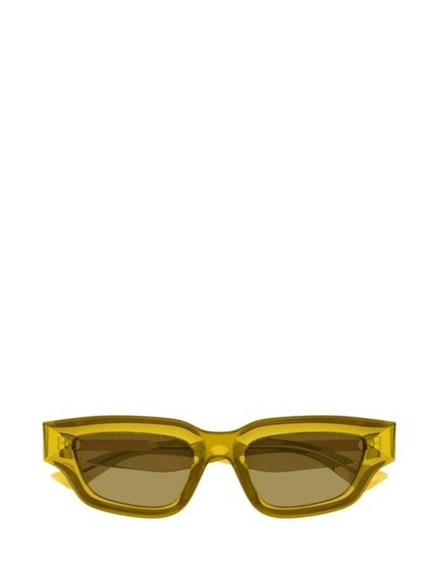 Sunglasses BV1250S 003 TRANSPARENT YELLOW - BOTTEGA VENETA - BALAAN 1