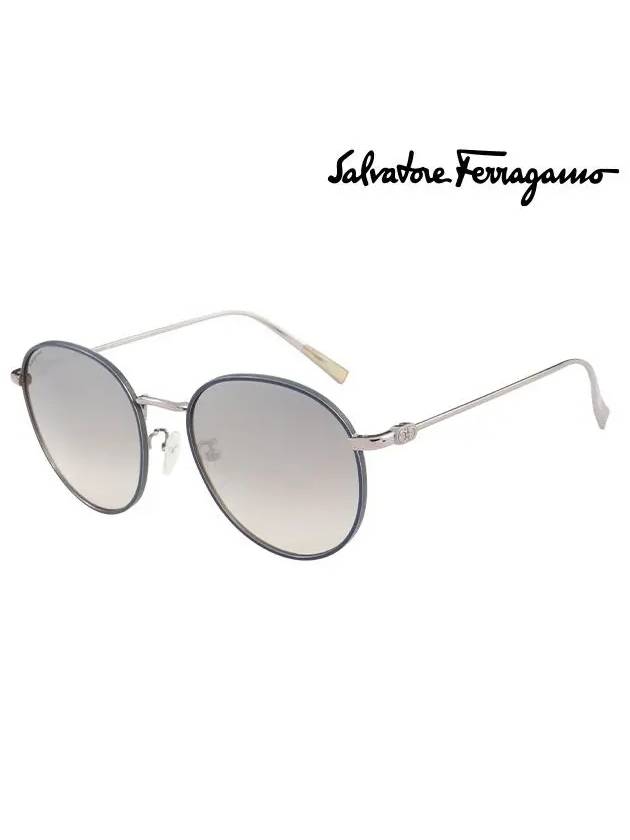 Ferragamo Sunglasses SF176SK 048 Round Metal Men Women - SALVATORE FERRAGAMO - BALAAN 2