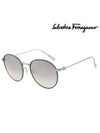 Ferragamo Sunglasses SF176SK 048 Round Metal Men Women - SALVATORE FERRAGAMO - BALAAN 1