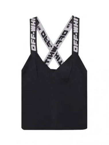 Logo band sleeveless tank top - OFF WHITE - BALAAN 1