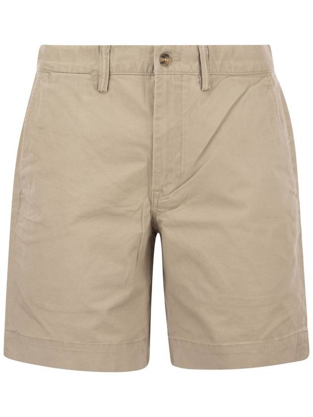 Stretch Classic Chino Shorts Beige - POLO RALPH LAUREN - BALAAN 2