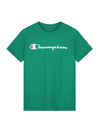 Script Logo Classic Jersey Short Sleeve T-Shirt Kelly Green - CHAMPION - BALAAN 1