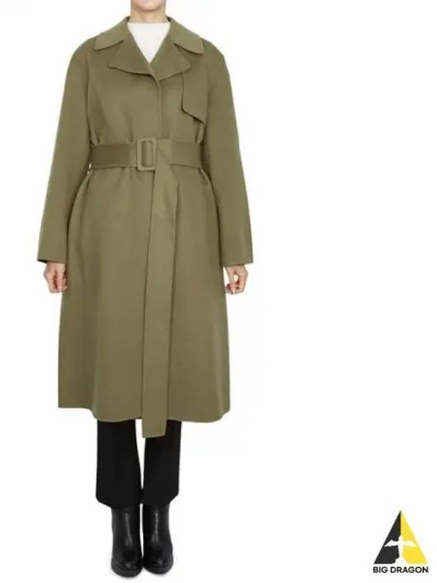 Wool Cashmere Women's Wrap Trench Coat M0601403 FLM - THEORY - BALAAN 2