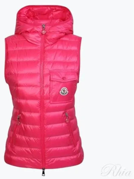 Glygos Down Vest Pink - MONCLER - BALAAN 2