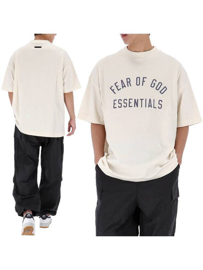 Jersey Crew Neck Short Sleeve T-Shirt White - FEAR OF GOD - BALAAN 2