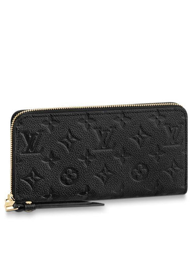 Zippy Monogram Empreinte Long Wallet Black - LOUIS VUITTON - BALAAN 1