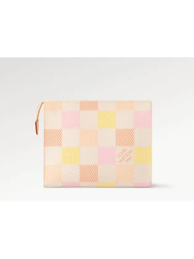 Toilet Canvas Pouch Bag Peach - LOUIS VUITTON - BALAAN 6