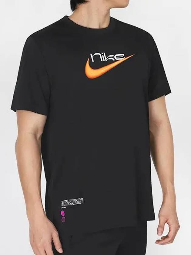 Dri Fit Basketball Short Sleeve T-Shirt Black - NIKE - BALAAN 2