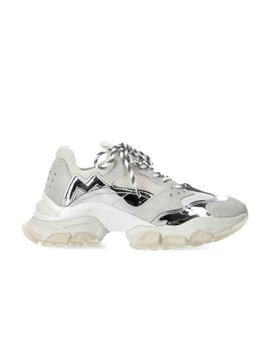 Leave No Trace Low-Top Sneakers White Silver - MONCLER - BALAAN 1