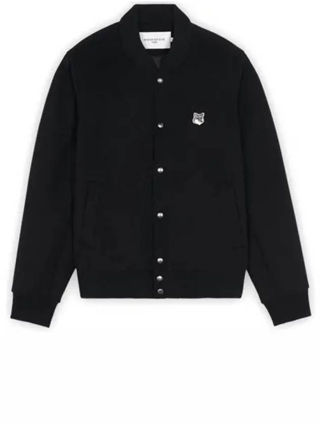 Classic Teddy Wool Jacket Black - MAISON KITSUNE - BALAAN 2