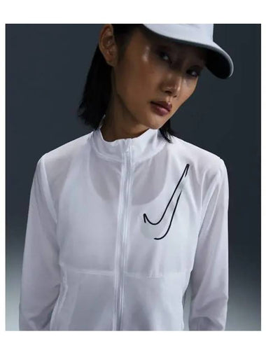 Swoosh Dry Fit Jacket W White HJ2229 100 - NIKE - BALAAN 1