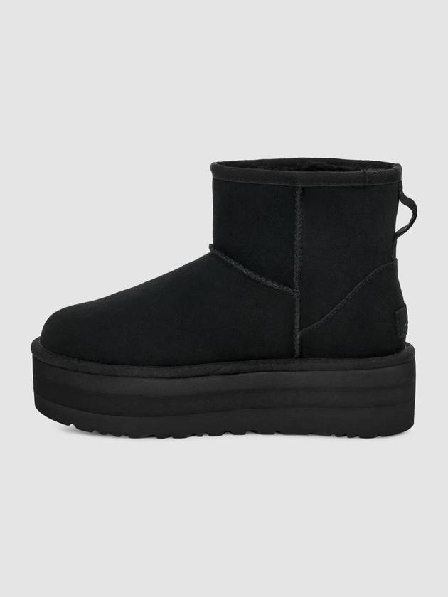 Classic Mini Platform Suede Winter Boots Black - UGG - BALAAN 2