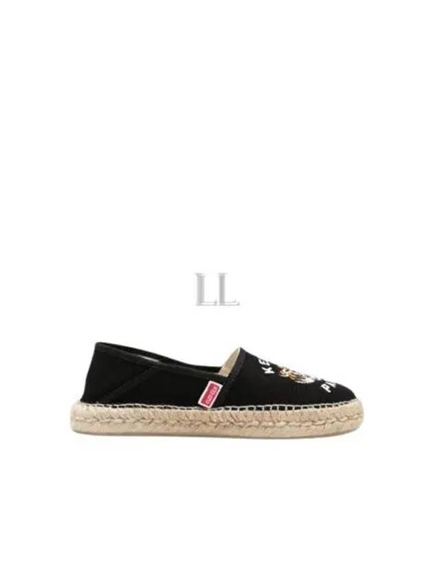 Tiger Canvas Espadrilles Black - KENZO - BALAAN 2