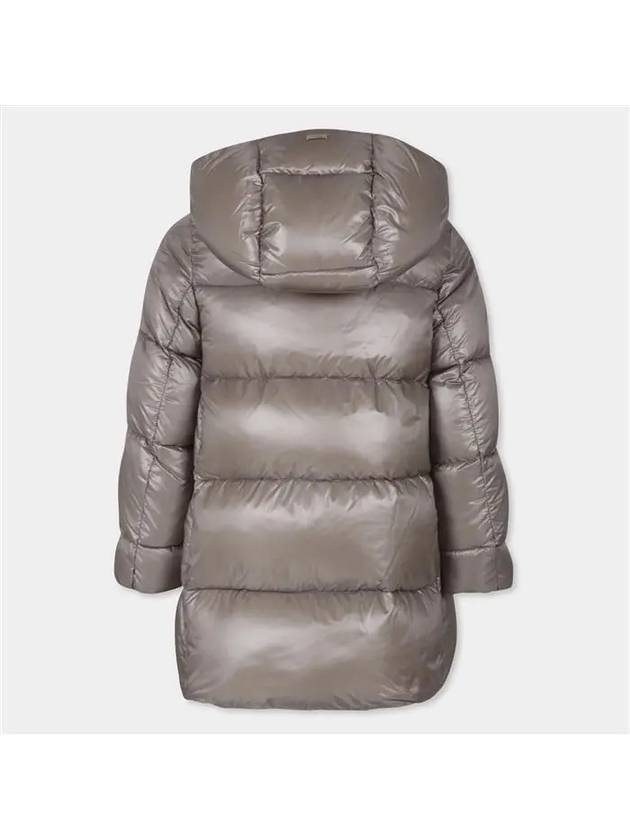 Junior Hood Long Padding Gray Beige - HERNO - BALAAN 2