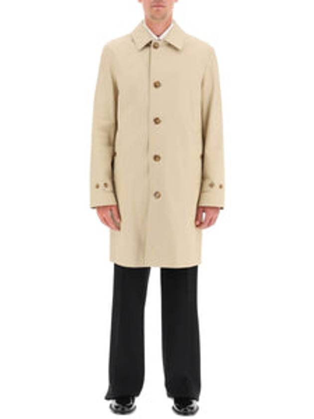 Inner Pattern Single Coat Beige - BURBERRY - BALAAN 3