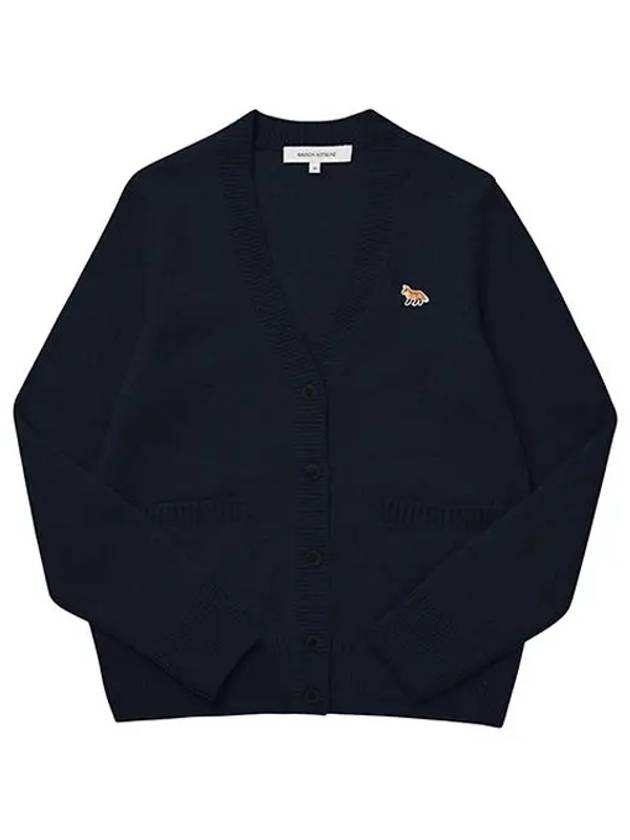 Baby Fox Patch Boxy Cardigan Navy - MAISON KITSUNE - BALAAN 6