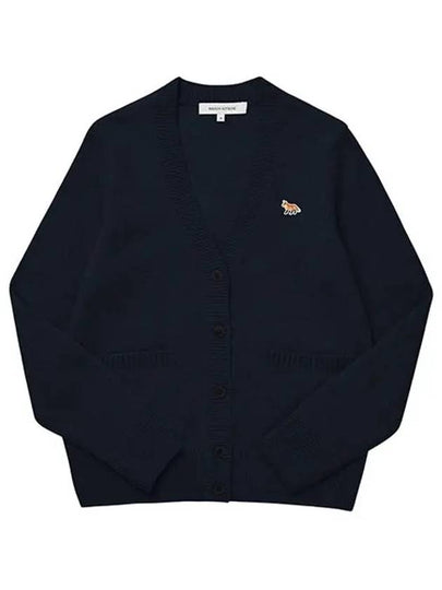 Baby Fox Patch Boxy Cardigan Navy - MAISON KITSUNE - BALAAN 2