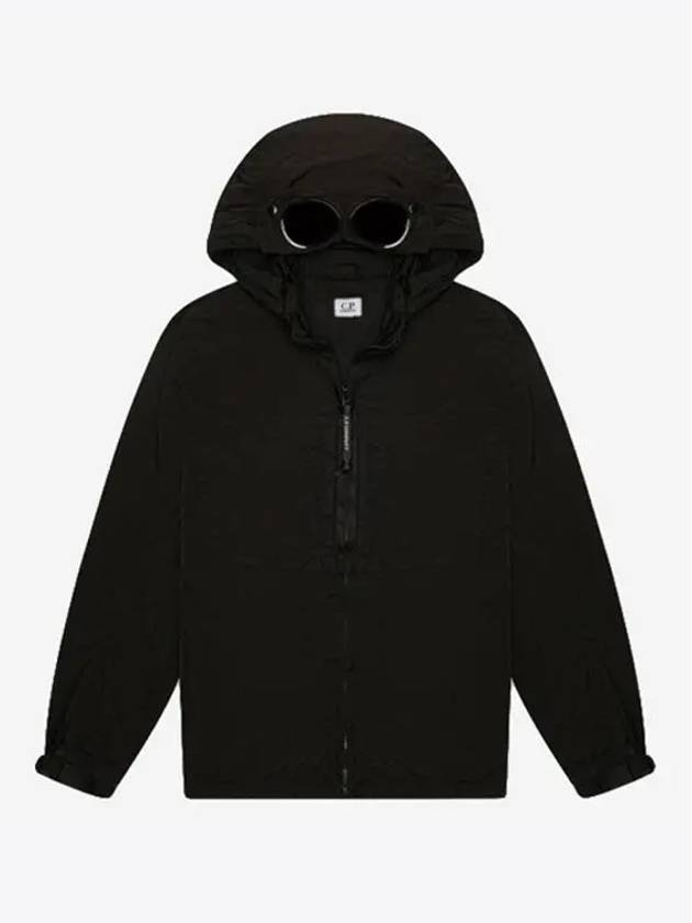 Men's Goggles Over Hooded Jacket Black - CP COMPANY - BALAAN 2