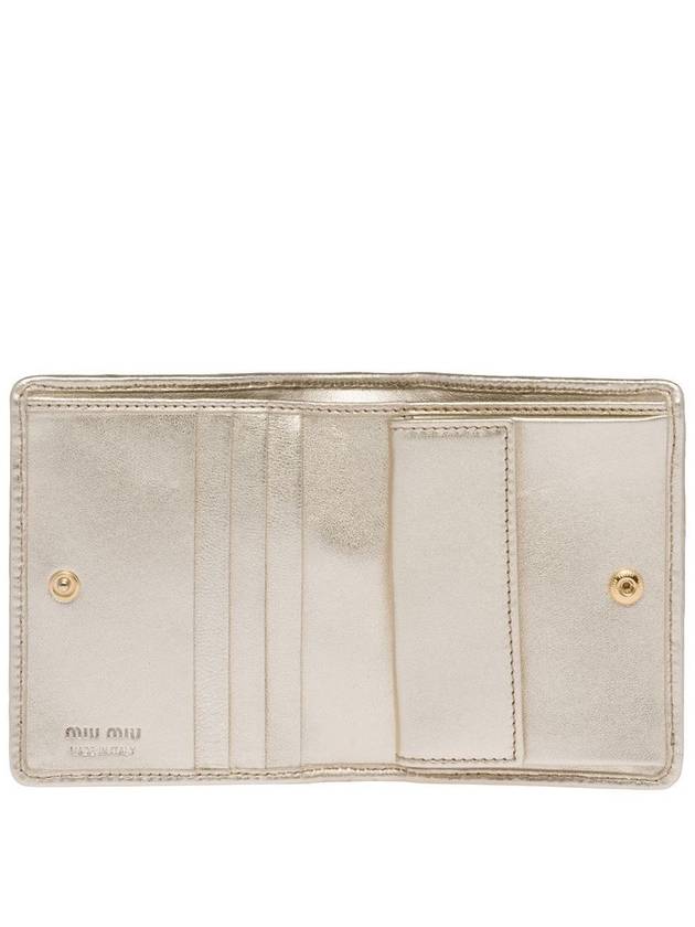 logo-plaque matelassé wallet - MIU MIU - BALAAN 3