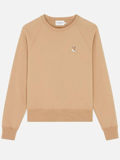 Fox Head Patch Adjusted Sweatshirt Beige - MAISON KITSUNE - BALAAN 2